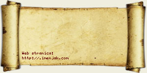 Jana Radenković vizit kartica